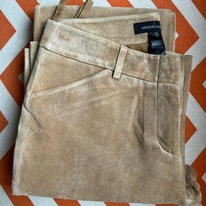 Suede Pants